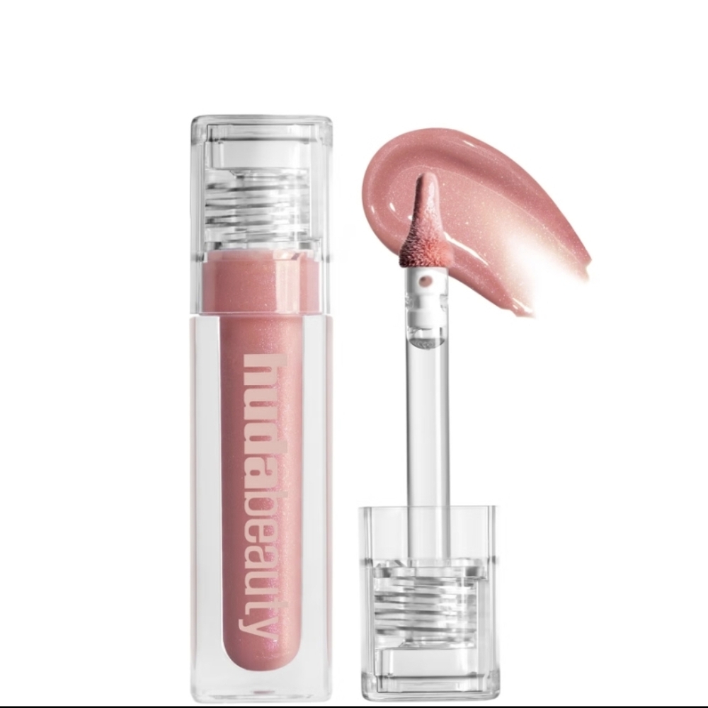 2/$35 Huda Beauty Icy Nude Faux Filler Lip Gloss She Flirty